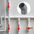 8pcs 1" 45 Elbow 2-Way 45 Elbow uxcell Degree Pipe Fittings, Furniture Construction Grade Degree PVC Corner Adapter