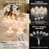 8Pcs Rechargeable Flameless Tea Lights Candles with Charging Station Battery Tea Lights with Remote & Timer LED