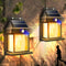 2-Pack 8.2" H Outdoor Solar Powered Wall Sconce Lights Dawn to Dusk