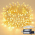 String Lights Indoor Bedroom, 33FT 100 LED Fairy String Lights Outdoor Waterproof,