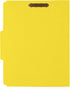 50 1/3 2 50 Pack Yellow Fastener File Folders - Cut Reinforced Tab- Durable Prongs Designed to Organize Standard
