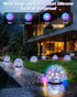 30 LED Cracked Glass Globe Solar Ball Lights, Waterproof Outdoor Ground Lights for Yard and Patio (2 Pack)