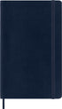 Moleskine Classic Notebook, Soft Cover, Large (5" x 8.25") Squared/Grid, 192 pages Sapphire Blue