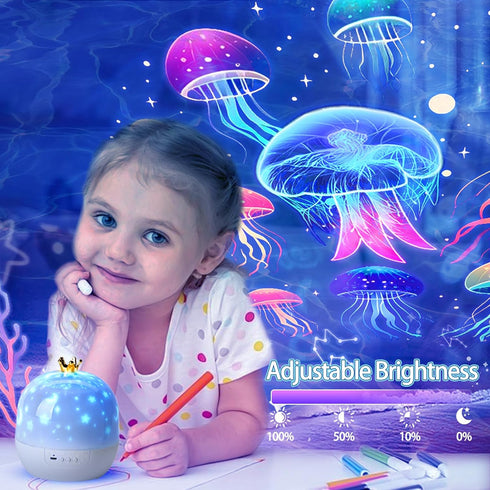 21 Sets 360 of Films Ocean Night Light Projector, Kids Projector for BedroomStars Projector for Ceiling, Degree