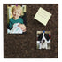 Flipside FLP12058 Dark Cork Tiles, 12" x 12", Pack of 4, Cork, Brown