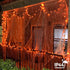 165ft 500 8 YEGUO LED String Lights Outdoor Waterproof, Orange Christmas Lights Indoor, Green Wire Twinkle Tree Light