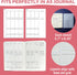 Speedy Spreads Journal Stencils x6 (Weekly Layouts #3) for A5 Bullet Dot Grid Journal Notebook by Sunny Streak.