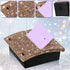 Rhinestone Self Stick Note Pad Holders, 4 x 4 Inches, Memo Note Holder Dispenser for Office Home Desk Supplies
