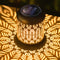 LeiDrail Solar Lantern Outdoor Hanging Lanterns Garden Metal Decorative Light Warm White