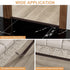 (10ft 1.57in, Floor Transition Strip - Self-Adhesive PVC Trim for Carpet to Flooring, Threshold Gap Cover x Black