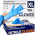 Medical Nitrile Exam Gloves, 100 Pcs Latex-Free & Powder-Free Non-Sterile Food Safe Cleaning Disposable