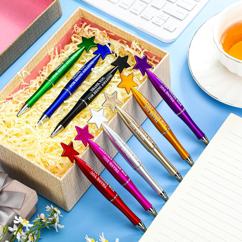 Yeaqee 36 Pcs Appreciation Pens Bulk - Inspirational Ballpoint Gifts, Thank You for Being Amazing for Employee Coworker