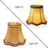 6 Pack Hedume European Lamp Shade, Modern Clip On Droplight Wall Lamp, Chandelier Clip on Fabric Drum Lamp Shade