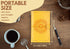 InnoBeta Sunflower Leather Journal Notebook 7x5 Inches, Refillable Sketchbook, Lined Planner, Travel Diary - Yellow -