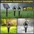 2-in-1 T-SUN Green Solar Spotlights, Outdoor Waterproof Solar Landscape Spotlights for Garden, Yard, Halloween