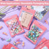 Epakh 1140 Pieces Thank You Card and Sticker Set, Includes 100 Thank You Business Cards, 1000 Roll Labels, 40 Packaging