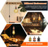 Puanticn 16.4 E26 E27 Bulb Vintage Brass Plug in Pendant Light Fixture, Ft Black Thicken Round Cable Hanging Lamp Kit