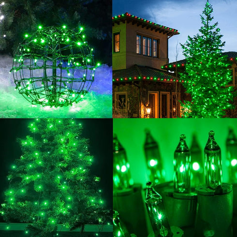 Dazzle Bright St. Patrick's Day Lights, 20FT 100 Count Waterproof Mini String Lights for Indoor Outdoor