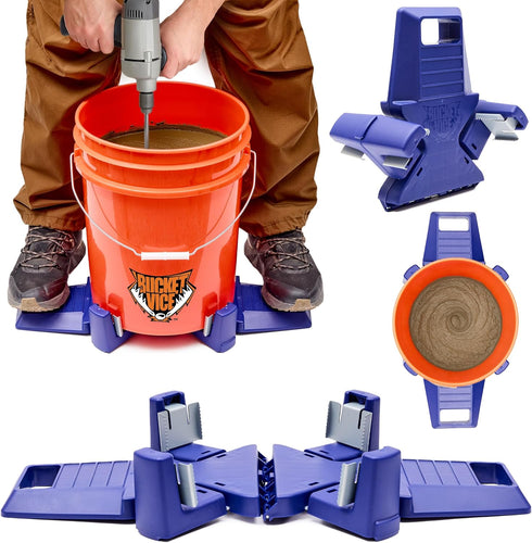 Bucket Vice 5-Gallon Bucket Gripper/Holder, Blue