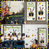 Pasimy Halloween Bulletin Board Decorations Set, Classroom Decor with Spider Bat Ghost Pumpkin Cutouts for School
