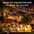 27FT 13 Dimmable G40 Bulbs(1 2200K E12 OHLUX Outdoor String Lights, LED Patio Lights with Plastic Globe Spare)