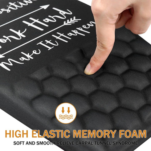Ergonomic Mouse Pad with Wrist Support, Upgrade Mousepad with Massage Design, Non-Slip PU Base for Pain Relief,