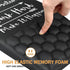 Ergonomic Mouse Pad with Wrist Support, Upgrade Mousepad with Massage Design, Non-Slip PU Base for Pain Relief,