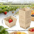 30 Pack Natural Pulp Fiber Berry Basket,Small Molded Produce Vented Basket Kitchen Supplies for Strawberry Blueberry