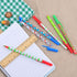 Sunshane 24 Pieces Christmas Stick Pens Set, Holiday Ballpoint Pens for Christmas Home Decor Party Gift