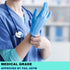 CORE Gloves 3-6 Nitrile Exam medical Gloves,Powder & Latex Free, Chemo, Fentanyl- mil - medical, hospital, box/case