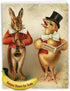 The Best Card Company Jumbo Easter Greeting Card (1 Pack) 8.5 x 11 Inch with Envelope - Jumbo Funny Bunnies