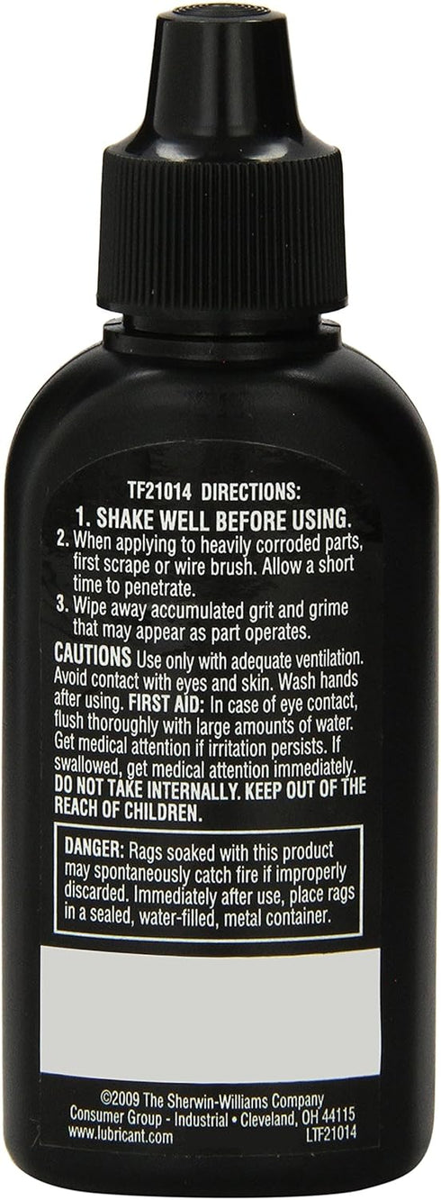 TF21014 2 oz. Tri-Flow Superior Soy Lubricant - Drip Bottle