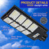 Waterproof Solar Lights Outdoor for Patio & Yard, Dusk to Dawn Motion Sensor Security Lighting, High Brightness
