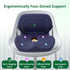 FuturaLoom Ergonomic Seat Cushion for Sciatica Relief & Long Driving - Memory Foam Back Support with Adjustable Strap