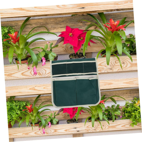 Toddmomy Large Oxford Garden Kneeler Tool Bag Pouch with Ample Storage for Gardening Enthusiasts Wear Resistant