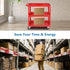 3 450 Lbs Tier Rolling Tool Cart, Capacity Service SART with Wheels, Heavy Duty Steel Utility Cart w/Lockable Wheels