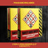 Ring Binder Depot 2 Pack SDS Binder, Heavy Duty 3 Ring Binder with 1.5 In Capacity, Yellow