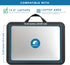 LAPGEAR Compact Lap Desk - Fits up to 15 Inch Laptops, Black - Style No. 43108