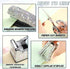 Demissle 6 Pcs Bling Office Desk Accessories Set, Crystal School Stationery Kit with Scissor, Stapler, Tape Dispenser,