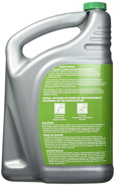 Wm700018175 1-Gallon Bona Professional Laminate Pro Series Stone, Tile Cleaner Ready to Use, Refill