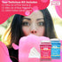 Concession Essentials /3lb 100 Cotton Candy Floss Sugar -Pink Vanilla and Blue Raspberry Jars Each Flavor with Paper