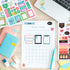 Teling 24 Sheets Winter Aesthetic Holiday Stickers for Scrapbook, Calendar, Planning, Monthly Seasonal Accessories