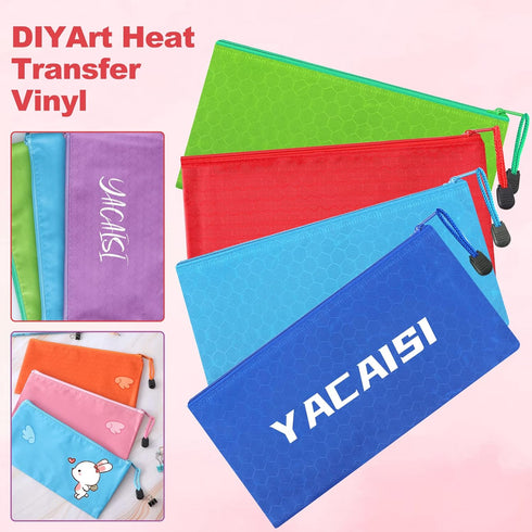 YACAISI 36Pcs Multicolor Pencil Pouch Bulk, Waterproof Zipper Pencil Bags for Office Supplies, Cosmetics, Travel