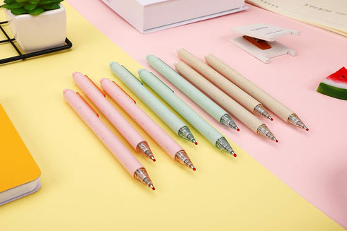 Gel Pens for Note Taking, 12PCS RIANCY Black Ink Fine Point Pen, Quick Dry Ink 0.5mm