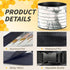 5 120 Gallon Honey Bucket Heater, YeloDeer Insulated Aluminum Foil Honey Warmer Pail Band Heater for Bee Honey Drum