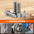 3/8-16 x 1-1/4" Socket Head Cap Screws Bolts - Stainless Steel 18-8 (304), Fully Threaded, 10 PCS