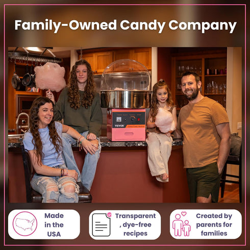 3-Pack 8oz Colorwayz Dye-Free Cotton Candy Sugar All Natural Floss Sugar for Cotton Candy Machines Variety Strawberry