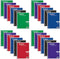 Oxford Spiral Notebooks, 1 Subject, Wide Ruled, 70 Sheets, 24 per Pack, Colors Vary