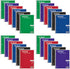 Oxford Spiral Notebooks, 1 Subject, Wide Ruled, 70 Sheets, 24 per Pack, Colors Vary