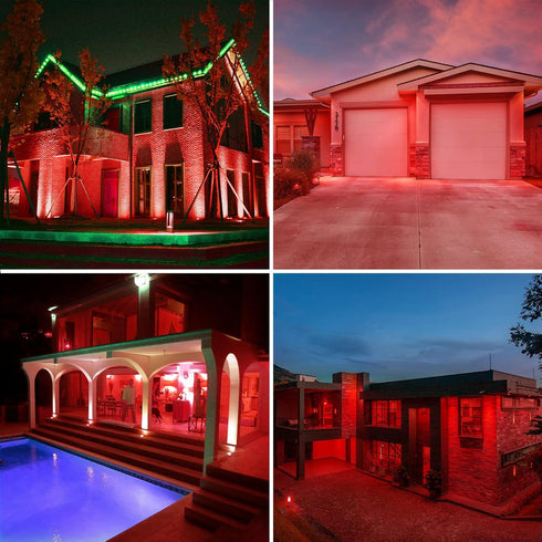 Gonhom PAR38 Outdoor,Dimmable Bulbs,20W(Equivalent 200W),E26 Bulb Halloween,Christmas,2 Pack Flood Lights LED Flood